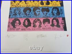 Rolling Stones Some Girls Litho Facsimile Signed by the Band #1706/5000
