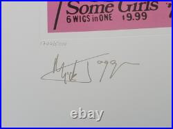 Rolling Stones Some Girls Litho Facsimile Signed by the Band #1706/5000