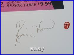 Rolling Stones Some Girls Litho Facsimile Signed by the Band #1706/5000