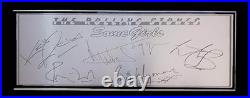 Rolling Stones Some Girls White Gold Platinum Record W-printed Signed Autographs
