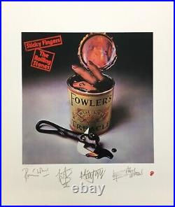 Rolling Stones Sticky Fingers I Album Cover Art L/ED Signed/Numbered