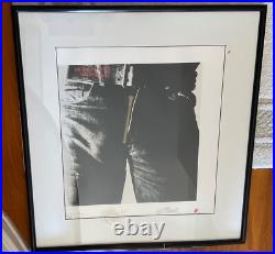 Rolling Stones Sticky Fingers SIGNED LIMITED EDITION 712/5000 Litho Print COA