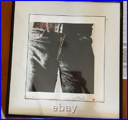 Rolling Stones Sticky Fingers SIGNED LIMITED EDITION 712/5000 Litho Print COA