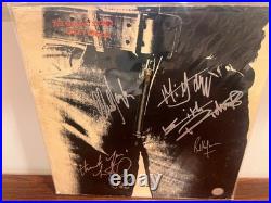 Rolling Stones Sticky Fingers Signed Album Jagger Richards Watts Wyman Taylor