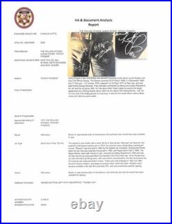 Rolling Stones Sticky Fingers Signed Album Jagger Richards Watts Wyman Taylor