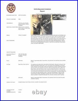 Rolling Stones Sticky Fingers Signed Album Jagger Richards Watts Wyman Taylor