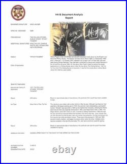 Rolling Stones Sticky Fingers Signed Album Jagger Richards Watts Wyman Taylor