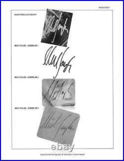 Rolling Stones Sticky Fingers Signed Album Jagger Richards Watts Wyman Taylor