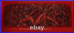 Rolling Stones Sympathy For The Devil Silkscreen Movie Poster Signed Seabury A/P Rolling Stones Sympathy For The Devil Silkscreen Movie Poster Signed Seabury A/P