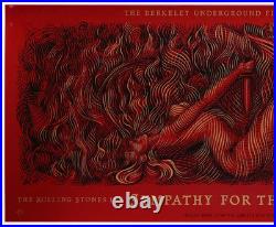Rolling Stones Sympathy For The Devil Silkscreen Movie Poster Signed Seabury A/P Rolling Stones Sympathy For The Devil Silkscreen Movie Poster Signed Seabury A/P