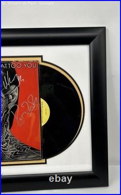 Rolling Stones Tattoo You Album Signed With COA Jagger, Richards, Wood, & Watts VG