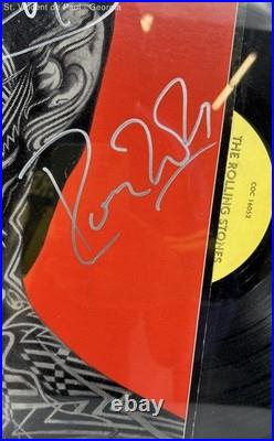 Rolling Stones Tattoo You Album Signed With COA Jagger, Richards, Wood, & Watts VG