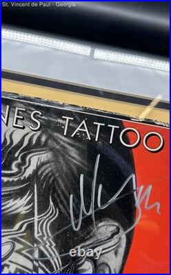 Rolling Stones Tattoo You Album Signed With COA Jagger, Richards, Wood, & Watts VG