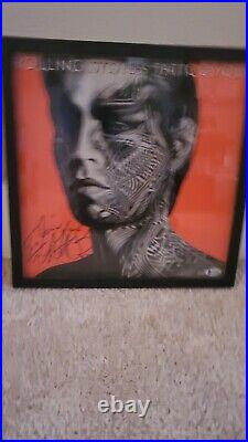 Rolling Stones Tattoo You Album Signed by Charlie Watts