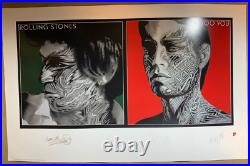 Rolling Stones Tattoo You Rock & Roll 1998 Litho Poster Signed & Numbered