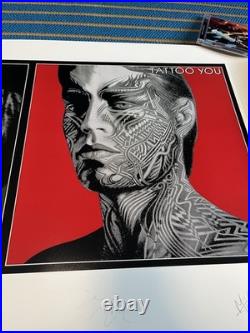 Rolling Stones Tattoo You Signed Lithograph Poster Print Lp Numbered 2832/5000