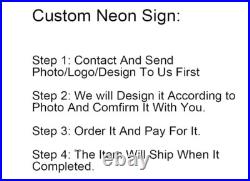 Rolling Stones Tongue Lips 24x20 Vivid LED Neon Sign Light Lamp With Dimmer KM