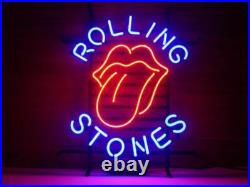 Rolling Stones Tongue Neon Light Sign Lamp Bar Wall Decor Artwork Gift 24x20 Rolling Stones Tongue Neon Light Sign Lamp Bar Wall Decor Artwork Gift 24x20
