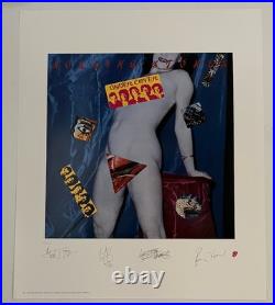 Rolling Stones Under Cover PLATE Signed Autographed Lithograph