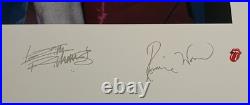 Rolling Stones Under Cover PLATE Signed Autographed Lithograph