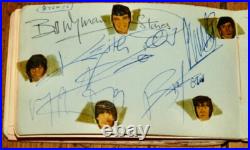 Rolling Stones Van Morrison Who Bacharach Dave Clark Kinks Ronettes Signed Book