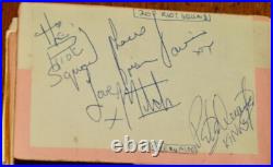 Rolling Stones Van Morrison Who Bacharach Dave Clark Kinks Ronettes Signed Book