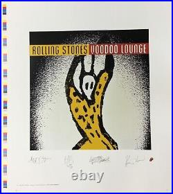 Rolling Stones Voodoo Lounge Litho Facsimile Signed by The Rolling Stones