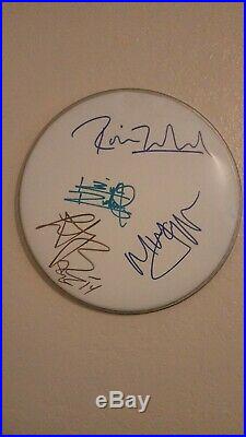 Rolling Stones autographed Drum Head Mick Jagger Keith Richards Signed Band