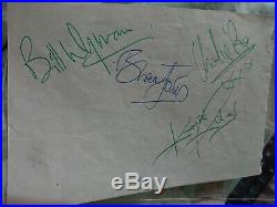 Rolling Stones autographs 1960s