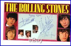 Rolling Stones+original Autographs+