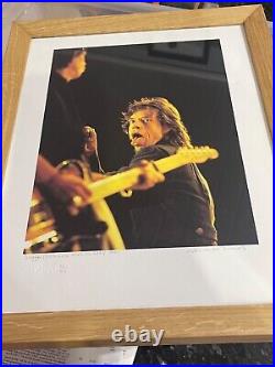 Rolling Stones rare signed by Fernnando Aceves limited framed