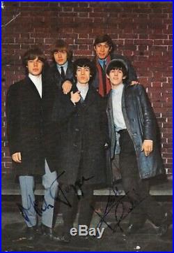 Rolling Stones signed incl. Brian Jones Autograph Autogramm COA Rare authentic