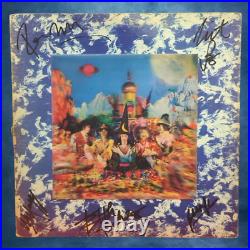 Rolling Stones signed vinyl record Their Satanic Majesties 5 signatures