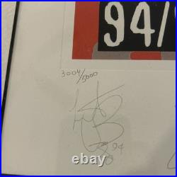 Rolling Stones voodoo lounge tour framed 1994-1995 signed and authentic. Framed