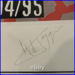 Rolling Stones voodoo lounge tour framed 1994-1995 signed and authentic. Framed