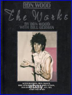 Ron (Ronnie) Wood & Bill Wyman SIGNED The Works Rolling Stones Paintings German
