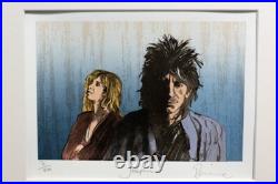Ron Ronnie Wood Rolling Stones Serigraph Print Signed ED600 Josephine Ron Ronnie Wood Rolling Stones Serigraph Print Signed ED600 Josephine