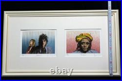 Ron Ronnie Wood Rolling Stones Serigraph Print Signed ED600 Josephine Ron Ronnie Wood Rolling Stones Serigraph Print Signed ED600 Josephine