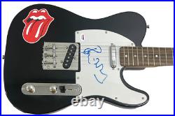 Ron Wood Rolling Stones Signed Electric Guitar Autograph Telecaster Psa Dna Coa