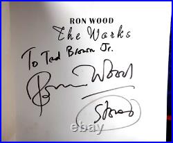 Ron Wood, The Works Paintings. Harper 1987 Signed 1st printing PB NM
