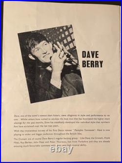 Ronettes & Rolling Stones 1964 Concert Programme Signed by Ronnie Spector