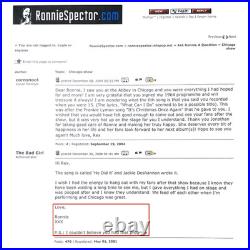 Ronettes & Rolling Stones 1964 Concert Programme Signed by Ronnie Spector