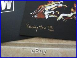 Ronnie Ron Wood Rolling Stones Lucky Man 7 Signed Autographed #'d 588/750 Set