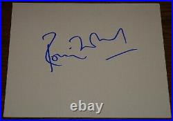 Ronnie Ron Wood Signed Mount Card Uacc Dealer Obtained In Person Rolling Stones
