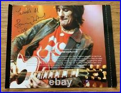 Ronnie Wood Anthology Signed CD Lp Rolling Stones Uacc Rd