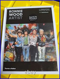 Ronnie Wood Artist SIGNED Rolling Stones Genuine Proof. A62