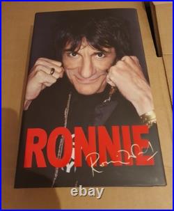 Ronnie Wood Autobiography Hardback Signed Rolling Stones