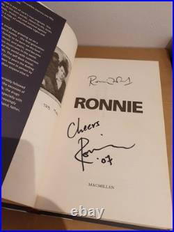 Ronnie Wood Autobiography Hardback Signed Rolling Stones