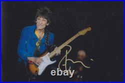 Ronnie Wood HAND SIGNED 8x12 photo AUTOGRAPHED Rolling Stones