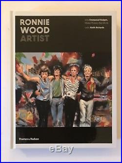 Ronnie Wood Hand Signed Artist Book Very Rare